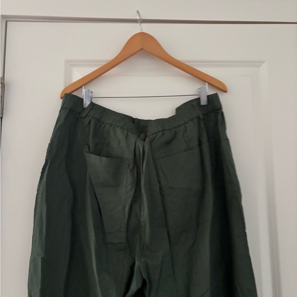 NWT Lintico Simple Button Fly Pants Heidi Linen Lagenlook - Picture 10 of 10